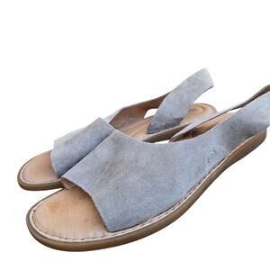 Born Women’s Sz 9 Inlet Suede Leather Slingback Sandals Shoes Slip In